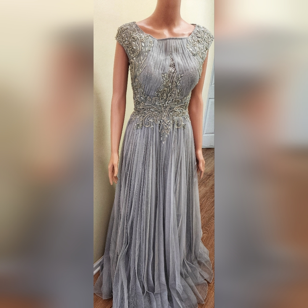 Size 12 - Montage By Mon Cheri Long Dress MSRP $850 - Picture 3 of 15